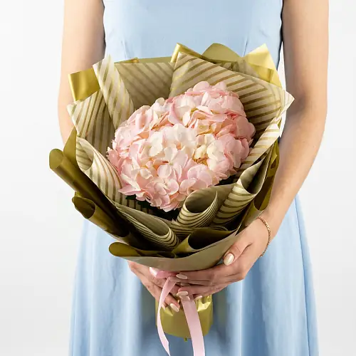 Букет "Розовая Гортензия"