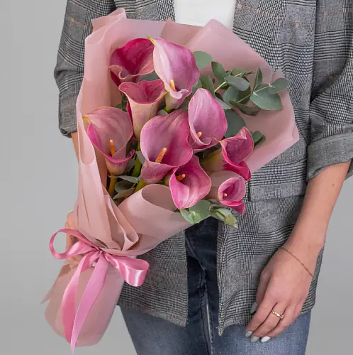 9 Калл с эвкалиптом