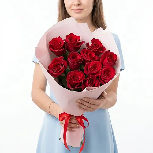 Премиальные красные розы