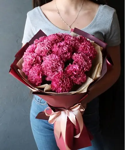 15 Малиновых Гвоздик