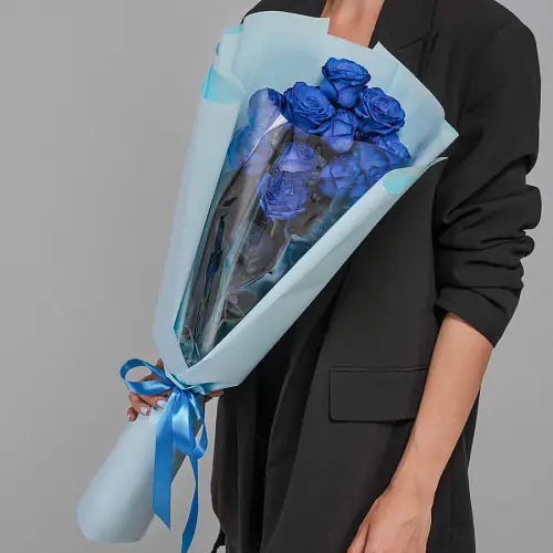 Букет из 11 Синих Роз