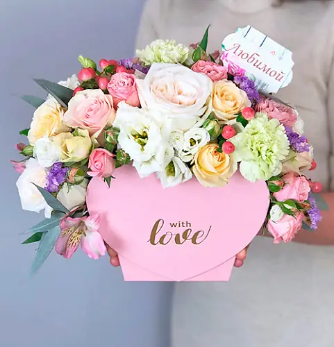 Шляпная коробка "Признание в любви"