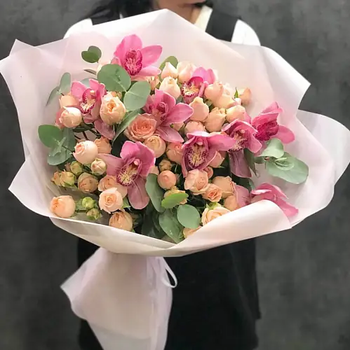 Букет розовый