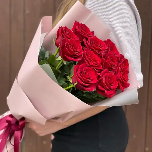 Букет из 11 премиальных роз 