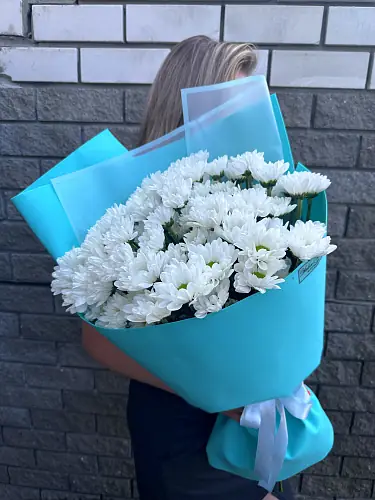 Букет из хризантем кустовых