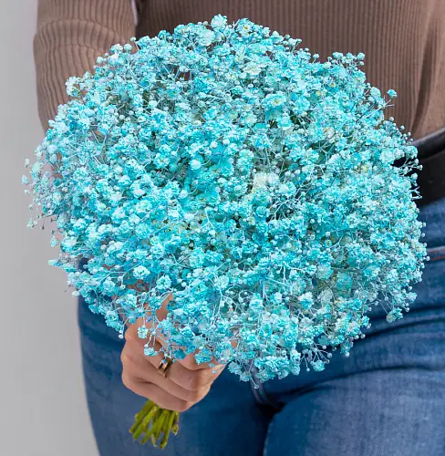 Голубая гипсофила для невесты