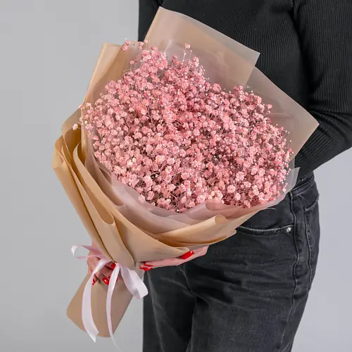 9 Розовых Гипсофил 