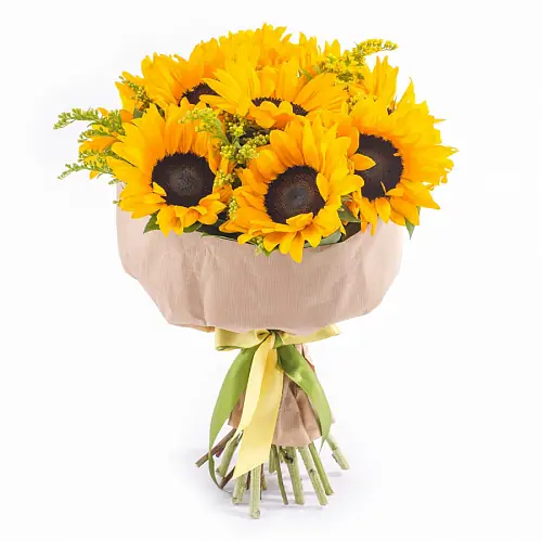 9 Подсолнухов в дизайнерском крафте