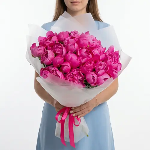 25 Малиновых Пионов