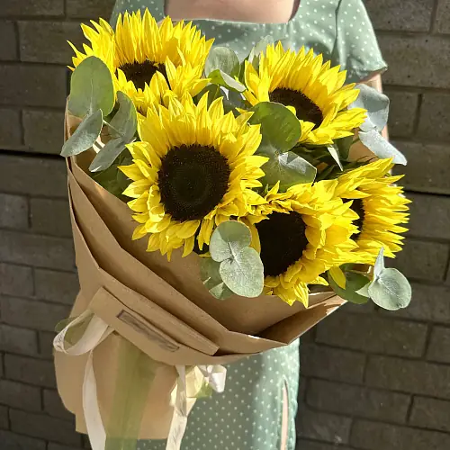 5 Подсолнухов в крафте