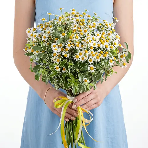 Букет невесты из полевых цветов