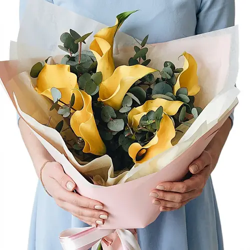 "Каллы и Эвкалипт"