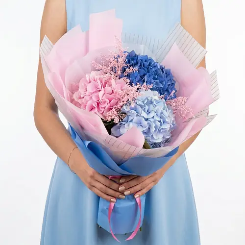 3 Гортензии Микс