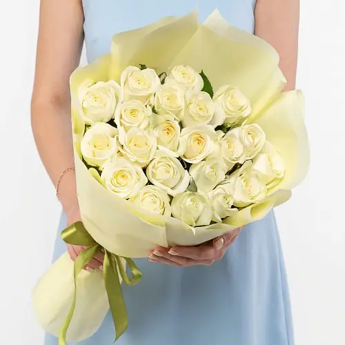 21 Белая Кенийская роза